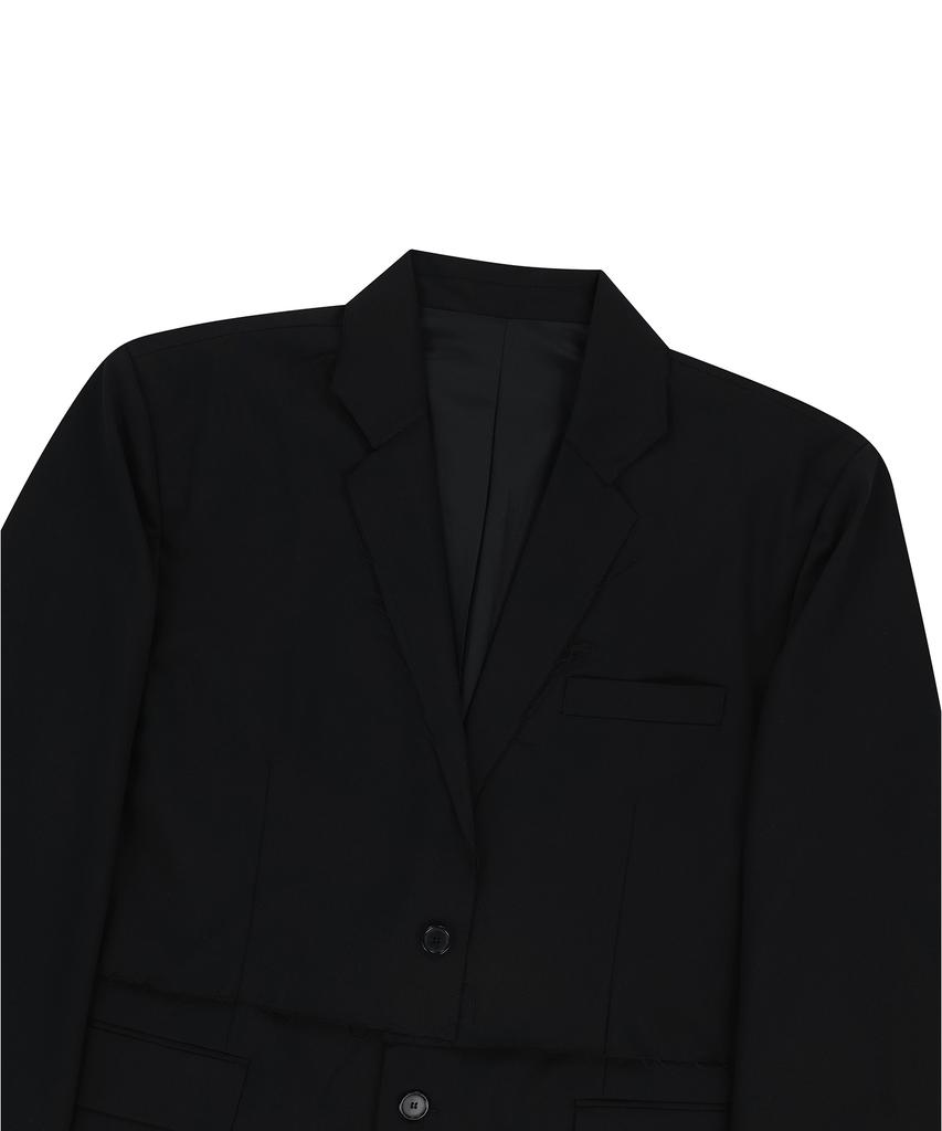 Endoor Layered Blazer (Black)