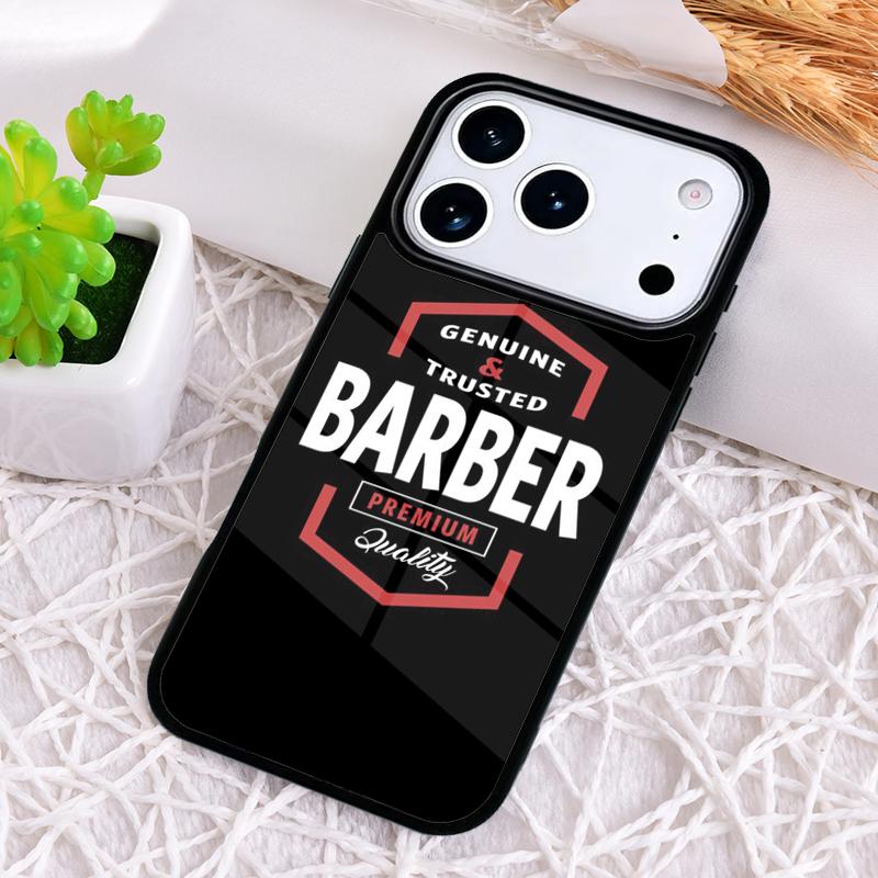 Love Barber Life Phone Case for iPhone 17 Air 16 15 11 12 14 13 Pro Max Shockproof Cover