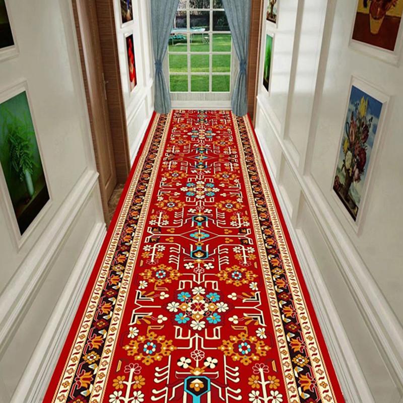 

Luxury Persian Vintage Area Mat Durable Corridor Mat with Intricate Floral Design for Bedroom, Living Room, Kitchen Hallway Vintage Mat 80*100CM