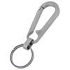 Lightweight Titanium Alloy Key Chain Waist Hanging Keyring Outdoor Climbing Key HolderGrey