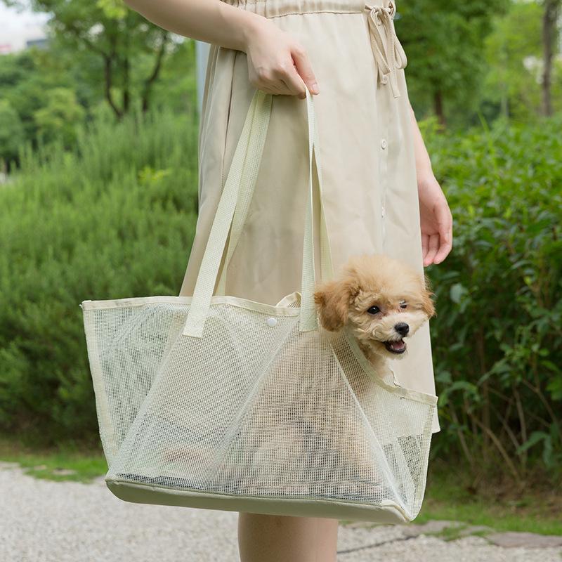 Portable Breathable Cat & Small Dog Scratch-Resistant Crossbody Pet Bag