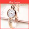 Band Rhinestone Womens Genuine Steel Round Watch Korean Style Student Fashion