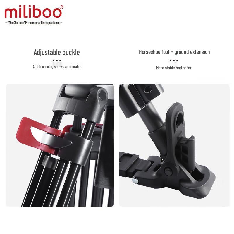 miliboo MTT609B Double-Tube Camera Tripod