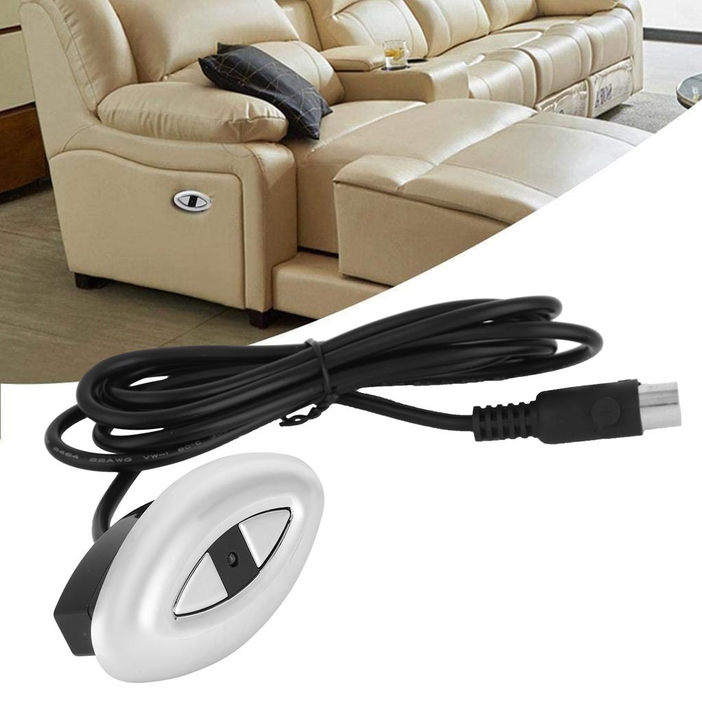 2 Button Electric Sofa Hand Control Switch Recliner Sofa Controller 5?Pin Straight Head