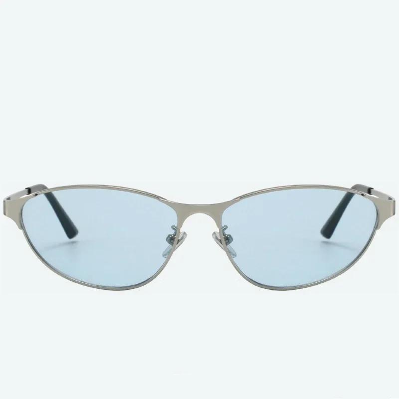 Men Women'S Metal Frame Sunglasses Outdoor Cat Eye Uv400 Sun Glasses Goggles Unisex Vintage Retro Hip Hop Eyewear