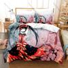 Cool Date A Live Kurumi Tokisaki Black Gothic Dress Spirit Form Bedding Set Duvet Cover + 2 Pillowcases Otaku Room Decor