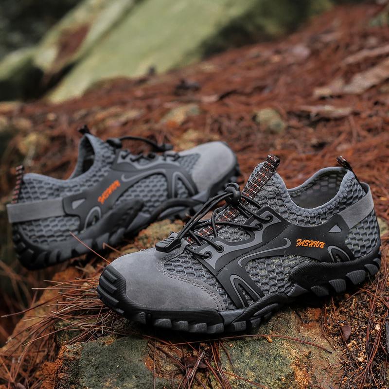 Hiking Trekking Sneakers Men Quick Dry Water Aqua Shoes Non Slip Breathable Outdoor Sport Shoes Plus Size