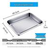 Stainless Steel Rectangular Serving Tray