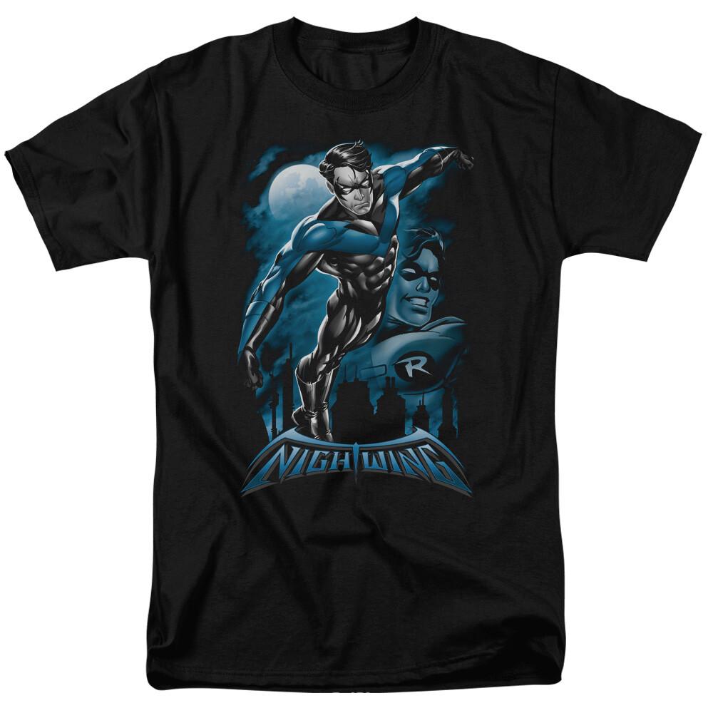 Nightwing All Grown Up T Shirt Licensed Comic Book Tee Dick Grayson Black XXXL