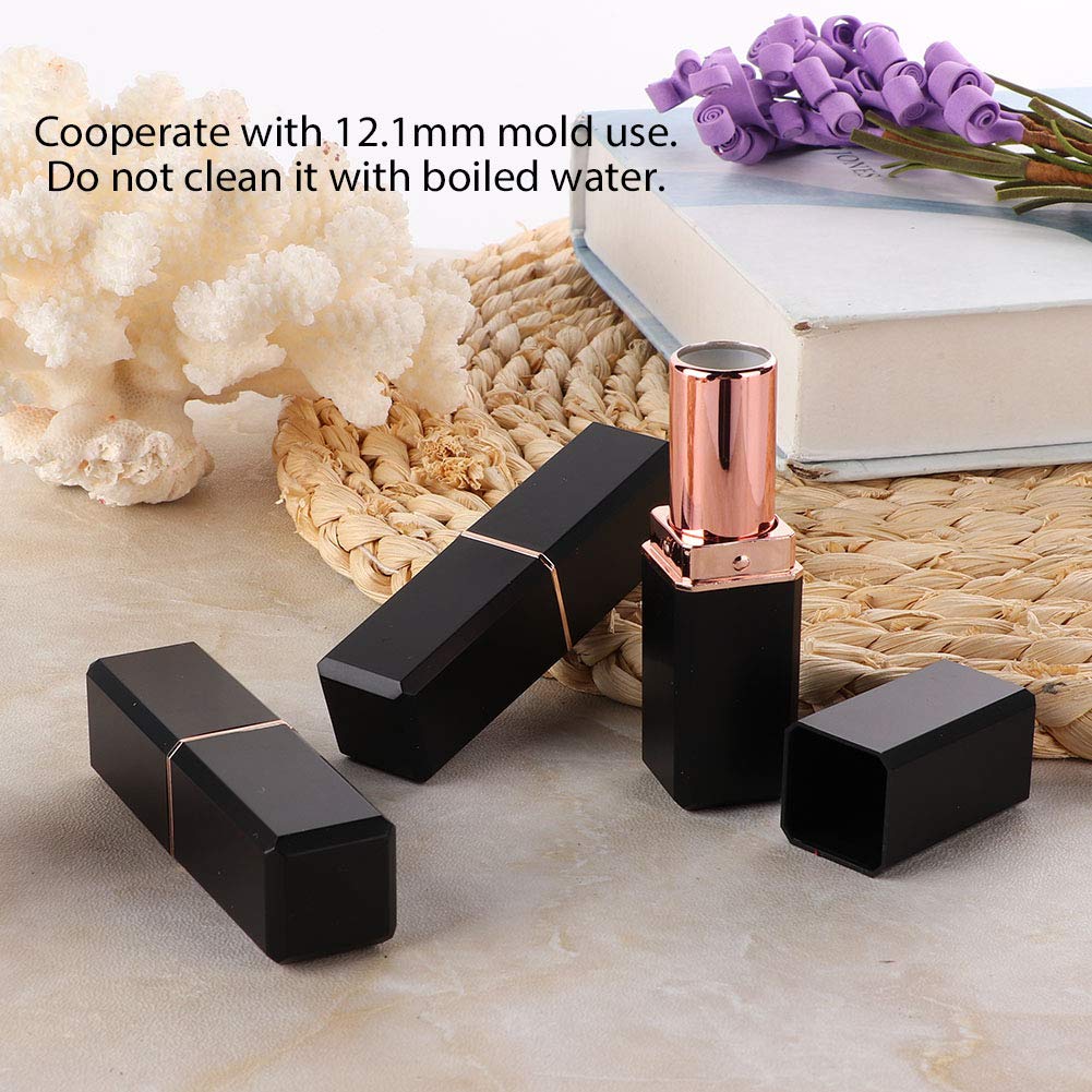 Lip Containers, Lipstick Cases, 10 Pieces, Empty Lipstick Tubes, DIY Cosmetic Tubes, Handmade Empty Bottles, Tubes, Cosmetic, 12.1mm Mold, Lipstick