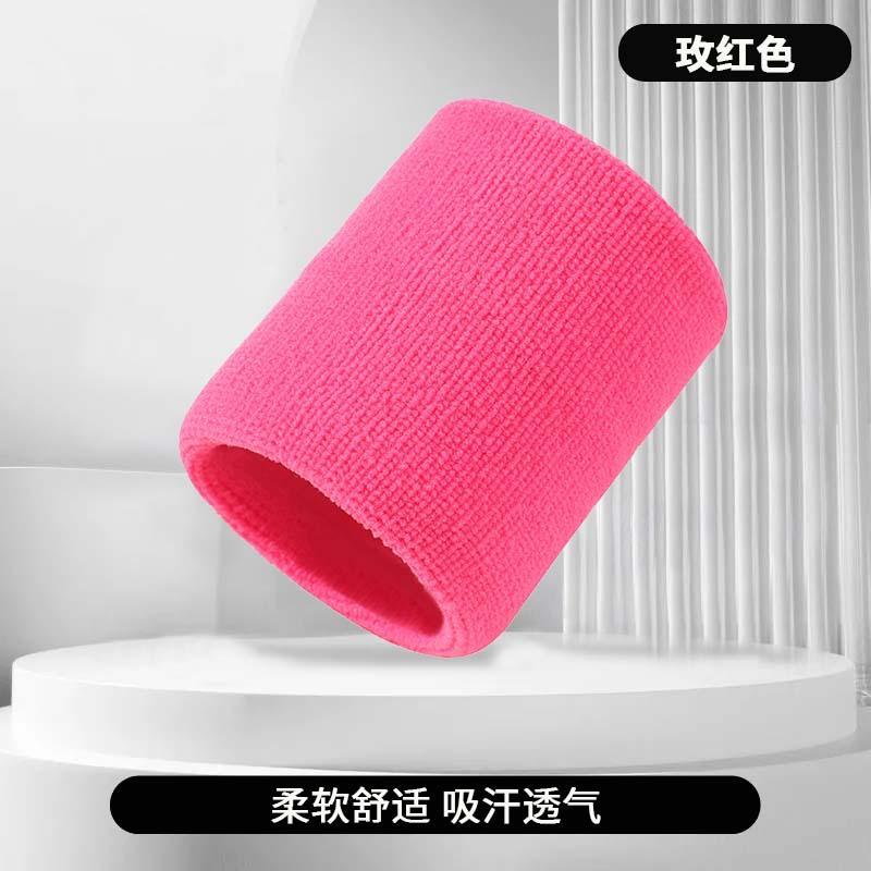 Colorful Sports Wrist Bracelet Cotton Sweat Absorbent Towel Wrist Bracelet Fitness Running Basketball Badminton Bracelet