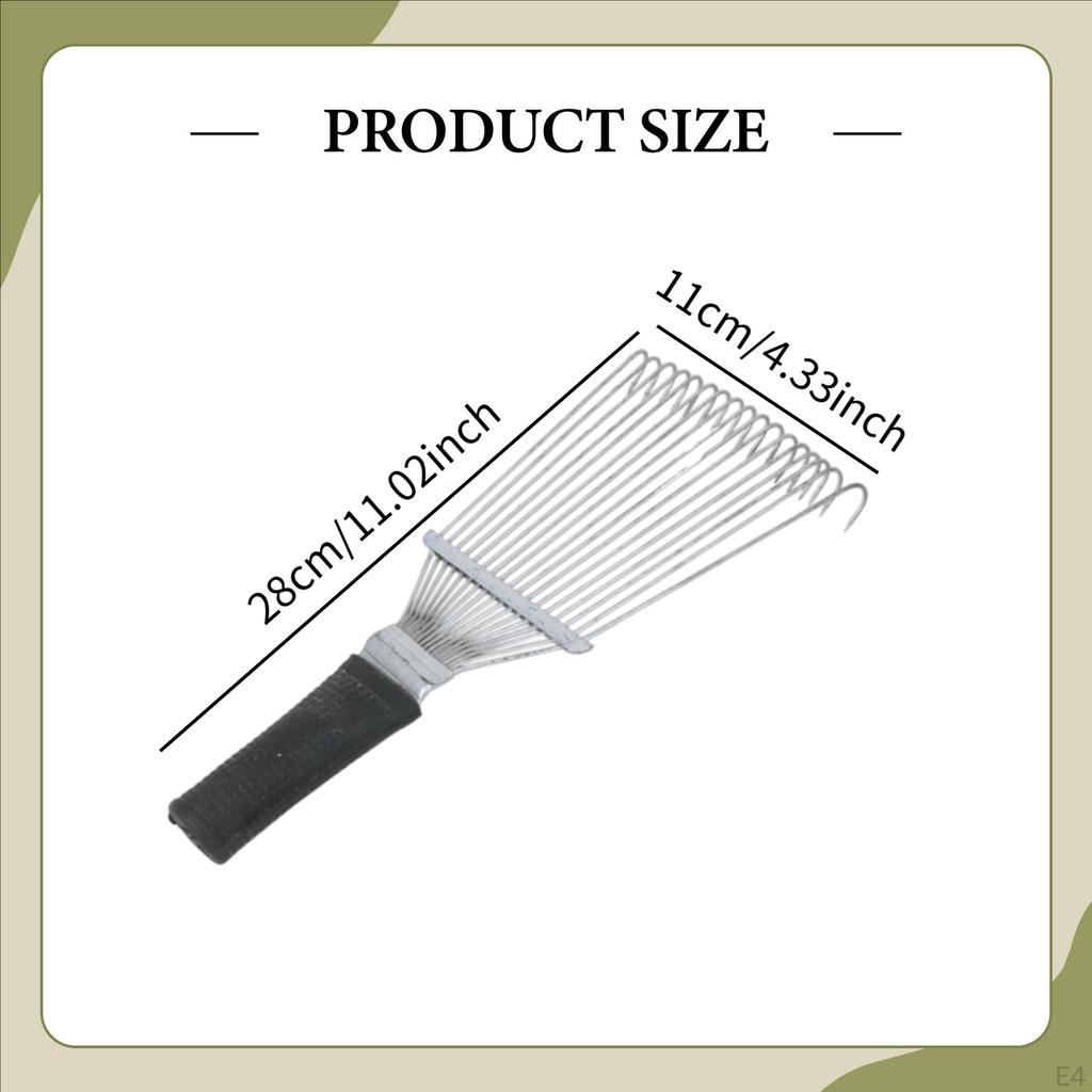 Horse Hair Grooming Comb ,Rake, Livestock Brush Rake, Versatile Bull Tool,