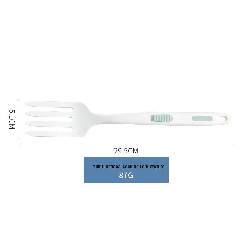 Multi-style Silicone Cooking & Pasta Fork - Modern, Simple, Multi-functional Design