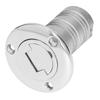 38mm Water Injection Port 316 Stainless Steel Boat Refueling Port Marine Filler AccessoriesFUEL