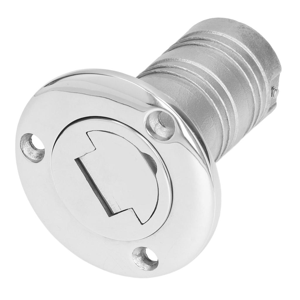 38mm Water Injection Port 316 Stainless Steel Boat Refueling Port Marine Filler AccessoriesFUEL