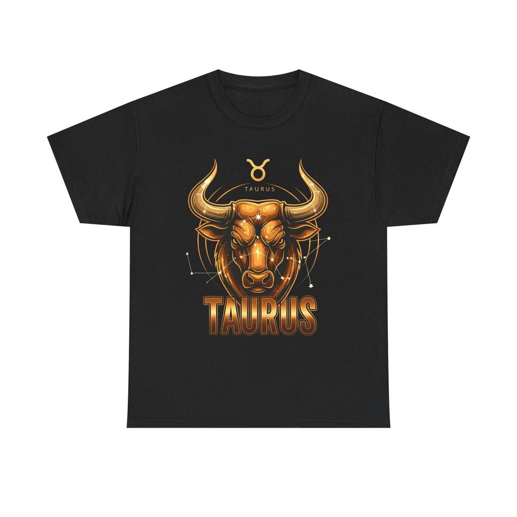 Taurus Zodiac Unisex Heavy Cotton Tee