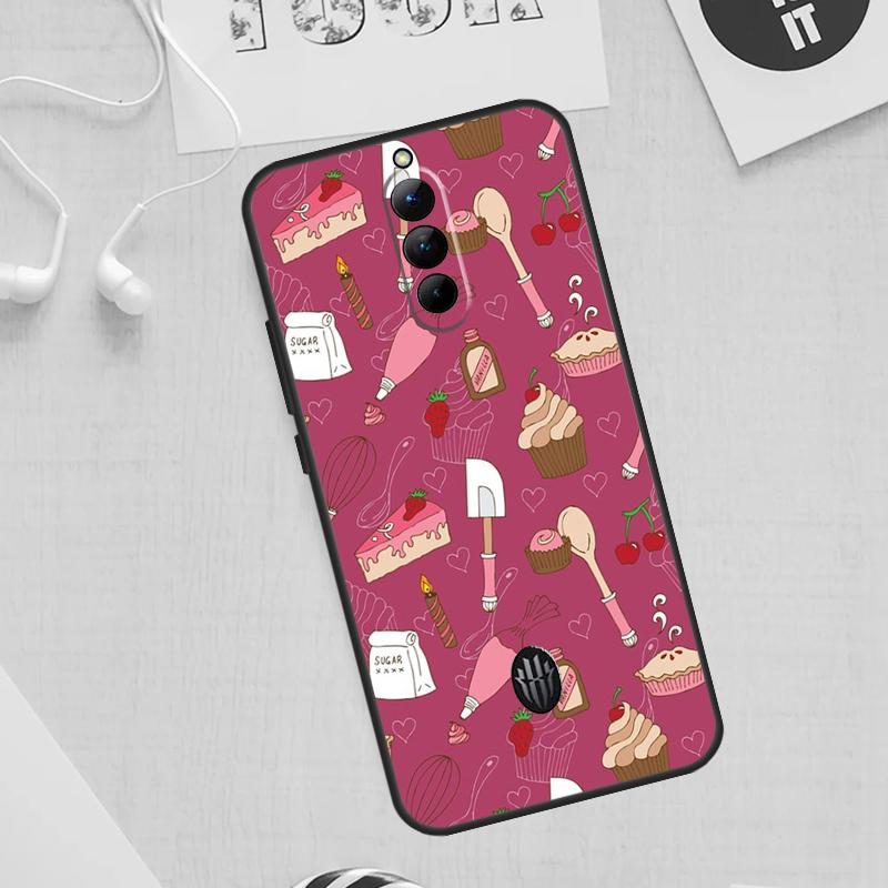Baking Cook Chef Case For ZTE Nubia Red Magic 11 10 9 8 8S 9S 10S Pro Plus 6 7 6S 7S For RedMagic 10 Air Cover