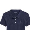 Polo Ralph Lauren Polo Shirt Ss24 Logo Small Pony Embroidered Button Short Sleeve Kids Tops Dark-Blue CWPOSWEG6820439-400