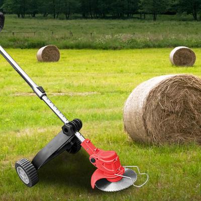 String Trimmer Support Wheels Lawn Mower Accessories Strong Load-bearing Wide Compatibility Easy Installation Weed Wacker Wheels
