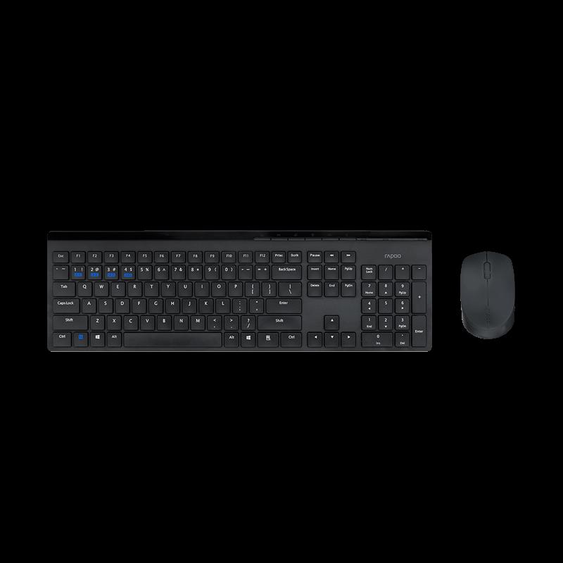 

Rapoo 8100GT Multi-Mode Wireless Keyboard and Mouse Combo