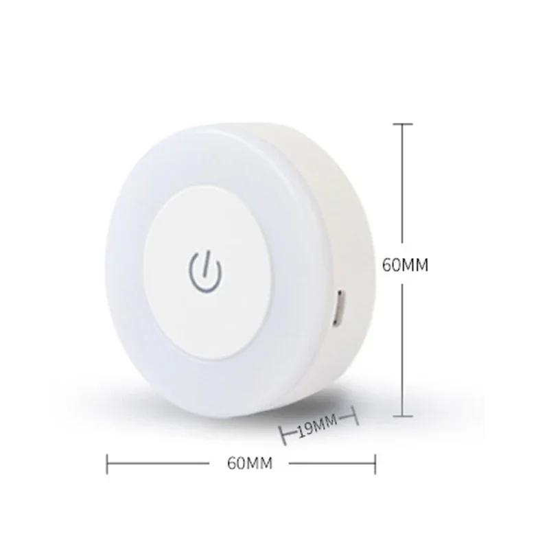 Led Lights Portable Lamps Usb Light Corridor Table Lamp Touched Sensitive Magnetic Wall Light Decoration Bedroom Desk Indoor