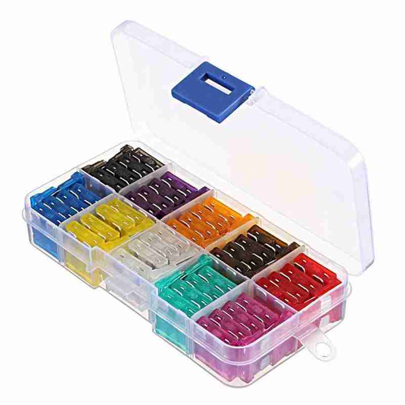50/100Pcs Car Fuses Kit Assorted Auto Truck Standard Blade Fuse Assortment 2A 3A 5A 7.5A 10A 15A 20A 25A 30A 35A Auto Car Fuse Fuse Holders1