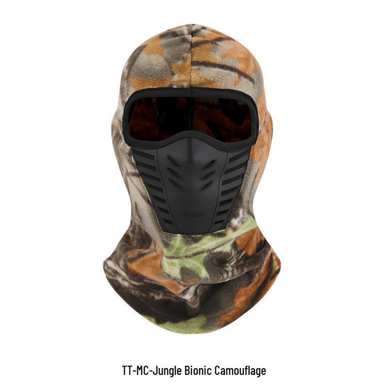 Thick Fleece Winter Balaclava: Dustproof Warm Ski & Motorcycle Mask