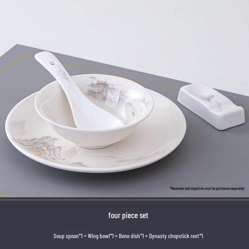 New Chinese Style Handmade Ceramic Chopstick Rest Set