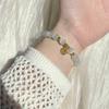 Natural Cat's Eye Bracelet: Chinese Style & Fu Character Design - Versatile Accessory Gift for Women & Best Friends