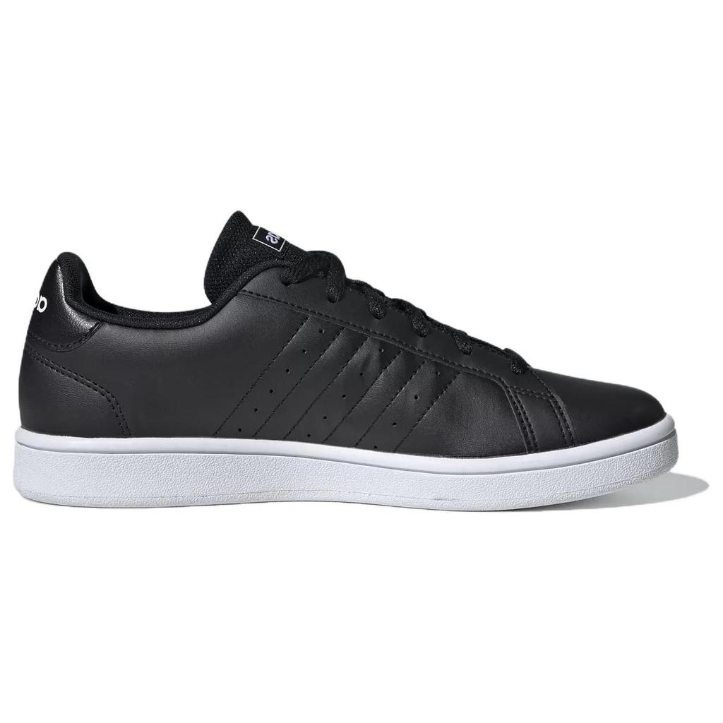 Adidas Womens Grand Court Base 'Black White' (women's sizes) Core Black / Cloud White / Core Black Skateboard Shoes EE7482