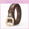 Versatile Pu Leather Belt With Metal Pin Closure For Trendy School And Office