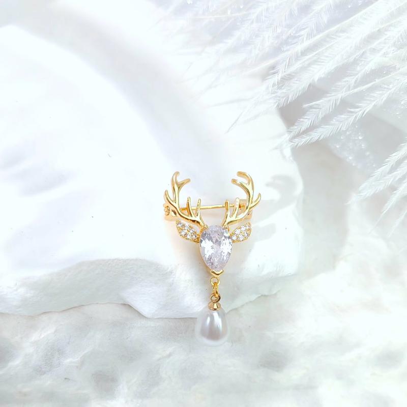Animal Wolf Head Brooch For Men Women Stainless Steel Punk Lapel Pins Suit Collar Badges On Backpack Jewelry