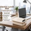 Fast Heating USB Heated Lunch Box Wireless Cordless Food Warmer Electric Lunch Box  Travel Meals