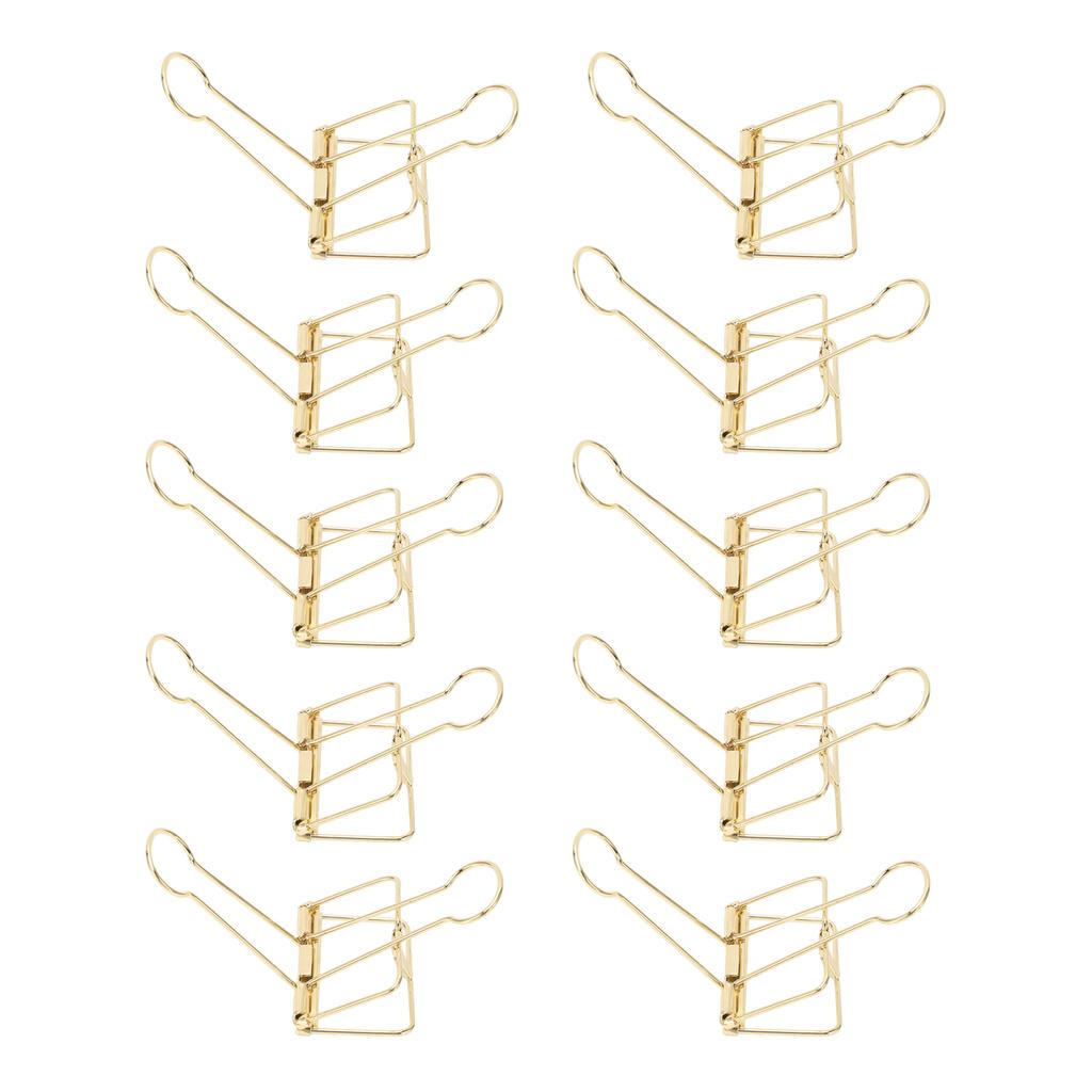 30Pcs Wire Binder Clips 2in Wide Hollow Out Strong Metal Wide Application Metal Binder Clips for Home Office School
