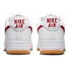 Nike Air Force 1 Low Color of the Month - White University Red Unisex Sneakers Gum-Yellow DJ3911-102