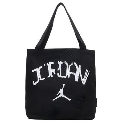 Cotton Tote Bag, Shopping Bag, Shoulder Bag Medium Unisex Black JD2513106AD-003