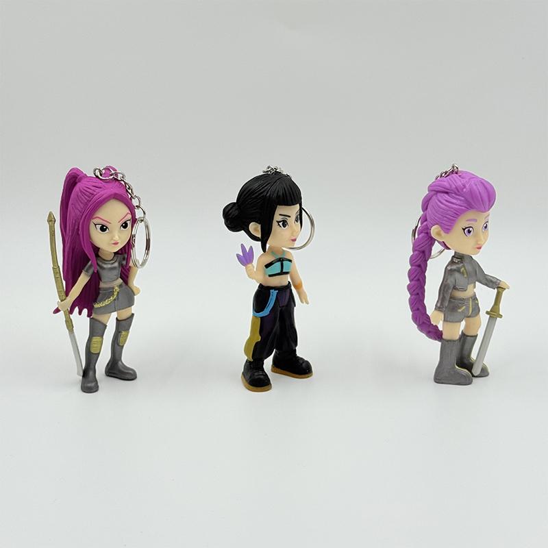 1/6Pcs Anime Kpop Devil Hunter Blind Box Disassembly Fun Blind Bag Small Statue Peripheral Model Desktop Blind Box Decor Gift