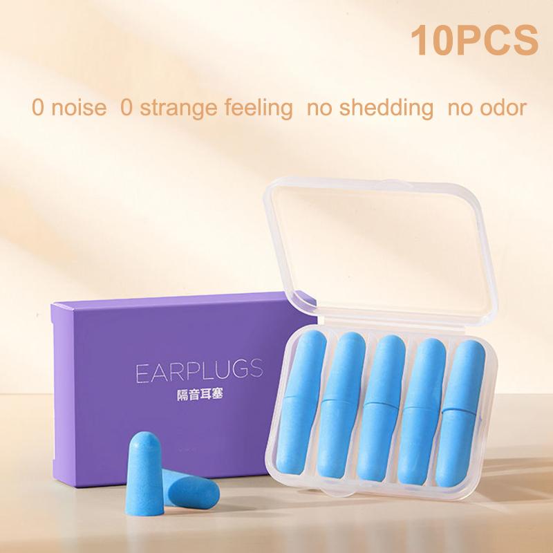 4/10Pcs Soft Slow-Rebound Earplugs for Noise Reduction and Sound Insulation Ideal for Sleeping and Hearing Protection