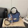 Commuter Underarm Bag Women's Oblique Span Bag Niche Autumn New Models Are Popular Today Retro Denim Shoulder Bag
