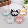 Vintage Multi-color Metal Crown Cake Decoration Elegant Wedding Princess Birthday Dessert Decoration Flags