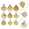 9PCS 8cm Christmas Ball Ornaments Tree Decorations for Holiday Wedding Party