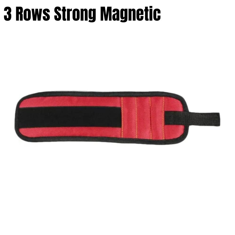 

Strong Magnetic Wristband Portable Tool Bag Adjustable Magnetic fixation Tool Wrist Belt for Screws Metal Nails & Drilling Bits