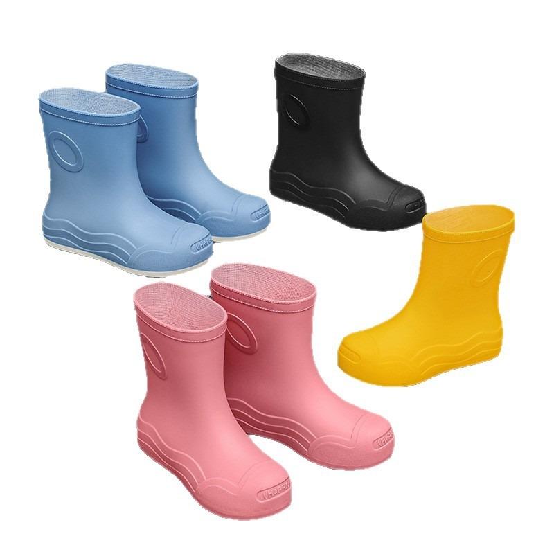 Fashion rain shoes women's short non-slip comfortable student water shoes waterproof overshoes water boots work rubber shoes
