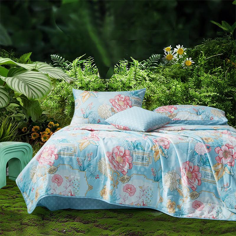 FUANNA Pure Cotton 7-Hole Antibacterial Summer Quilt