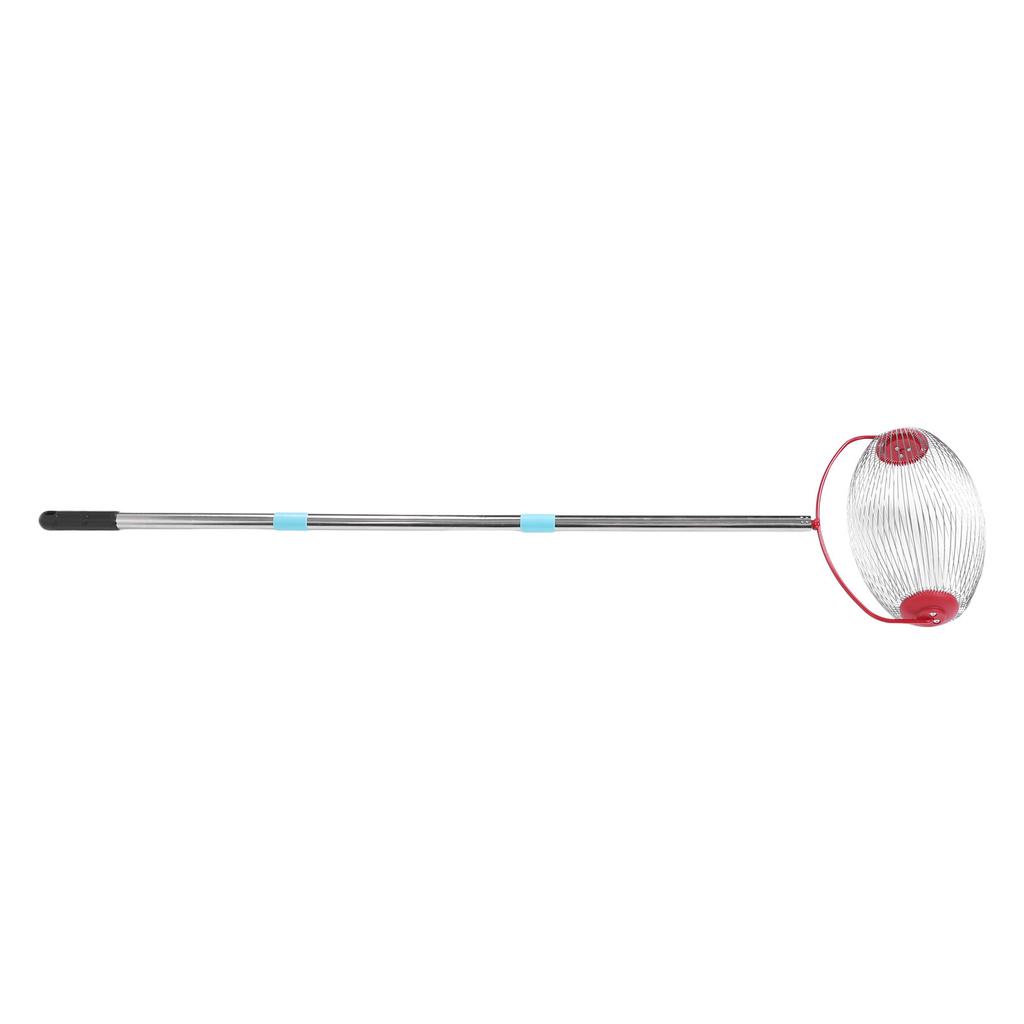 Rolling Nut Gatherer Stainless Steel 44.7 Inch 3 Section Multifunctional Acorn Picker Upper Roller for Pecans Walnuts Outdoor