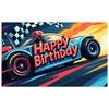 Colorful Wall Decor Attractive Easy-to-Hang Lightweight Backdrop Unique Happy Birthday Banner for Celebration