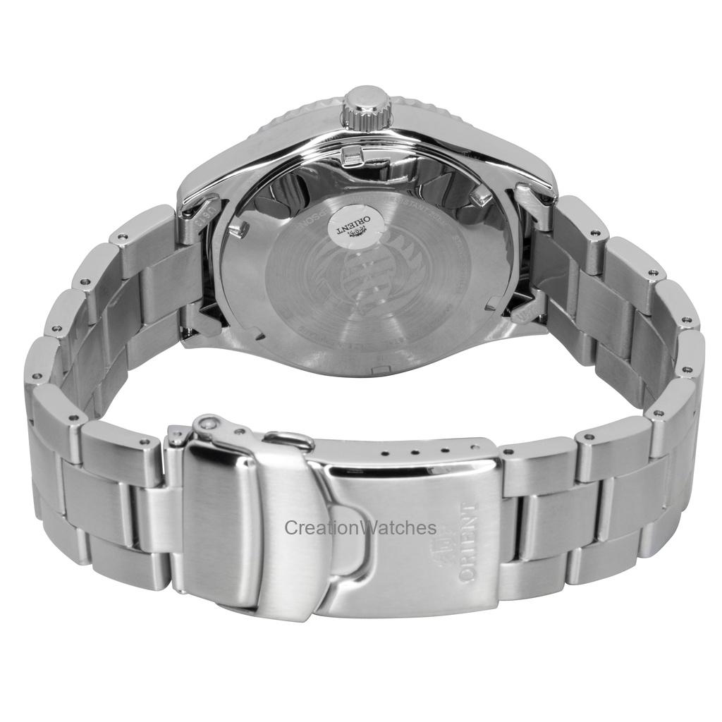 Orient Mako Nerūdijančio plieno Raudono ciferblato Automatinis Nardytojo RA-AC0Q09R 200M Vyriškas Laikrodis