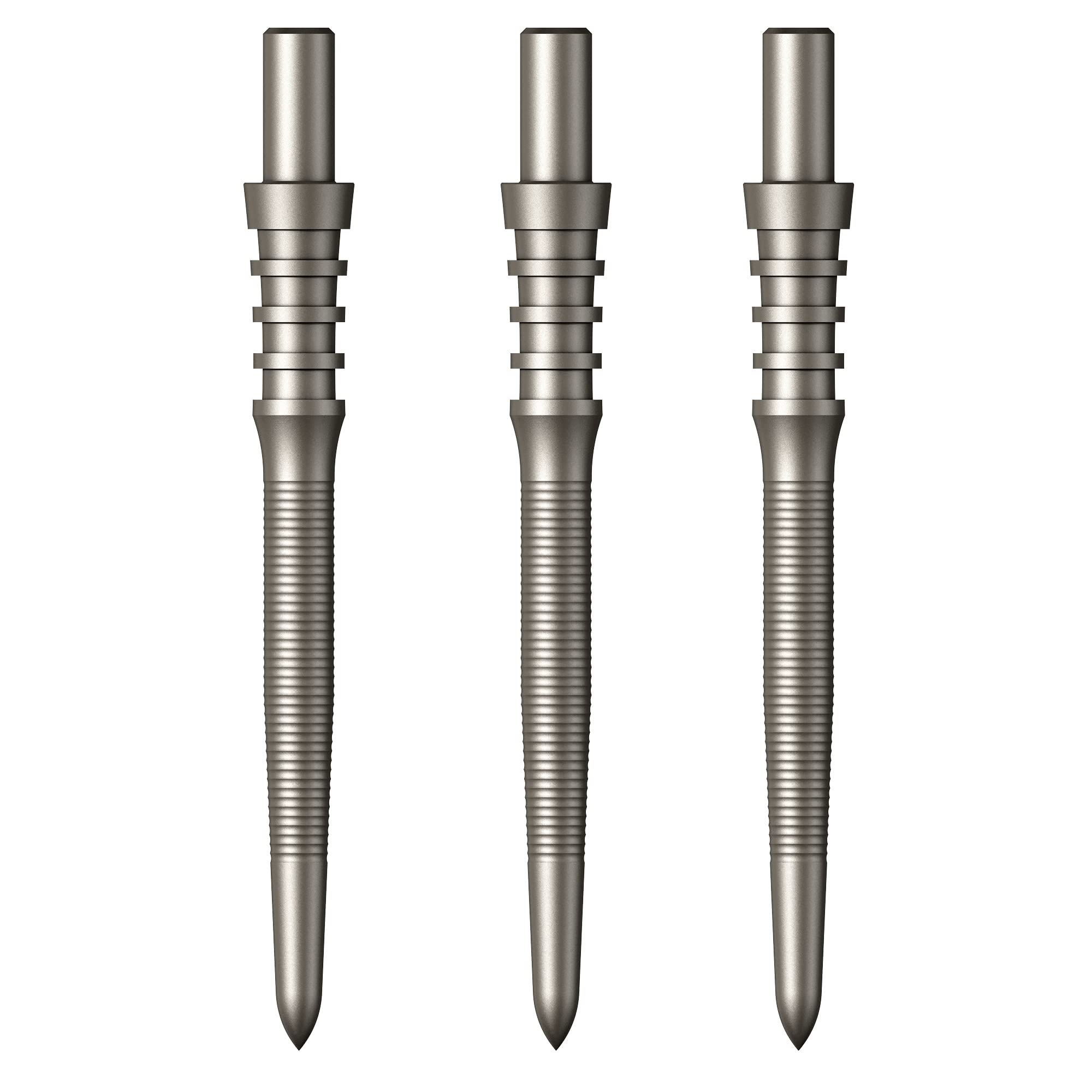 

MISSION DARTS Mission Darts Sniper Points Silver 28mm Darts Steel Point -Micro Grip-