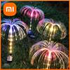 LED Solar Jellyfish Jardim Luzes Ao Ar Livre À Prova D'Água Enfeites de Natal Quintal Varanda Decoração de Gramado Lâmpada de Flores Movida a Energia Solar