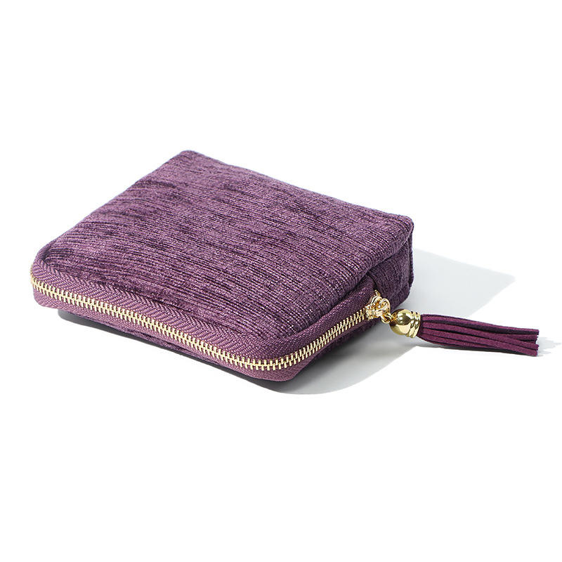 Portable Multi-layer Tassel Jewelry Storage Bag Travel Jade Bracelet Large-capacity Zipper Jewelry Packaging Bag Organizer